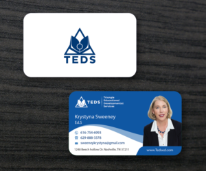 Business Card Design by M6G for Triangle Educational Developmental Services | Design: #18188153