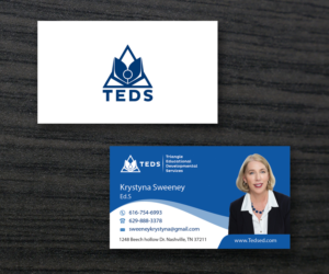 Business Card Design by M6G for Triangle Educational Developmental Services | Design: #18188718