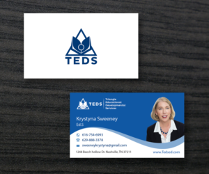Business Card Design by M6G for Triangle Educational Developmental Services | Design: #18189437
