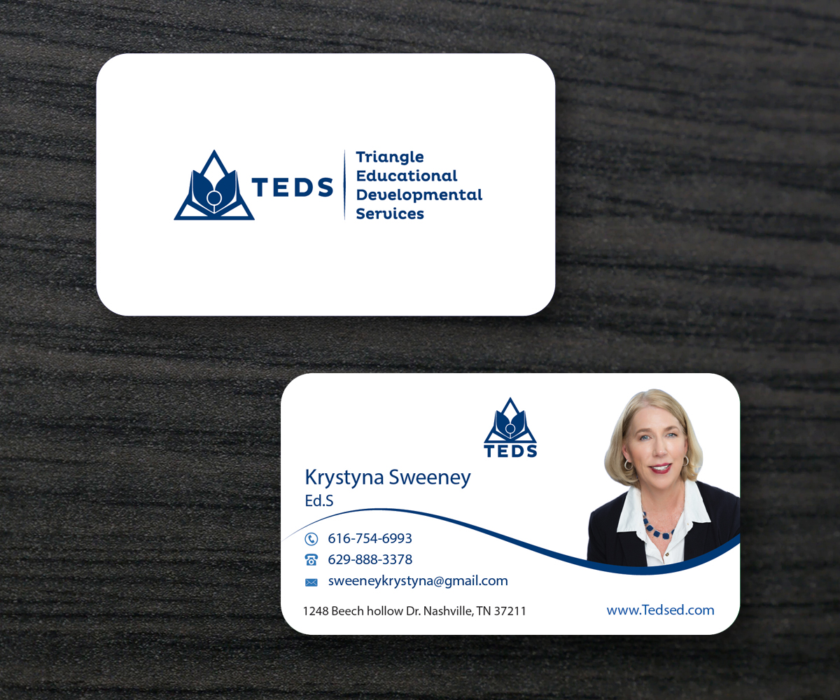 Design de Carte de Visite par M6G pour Triangle Educational Developmental Services | Design #18190948