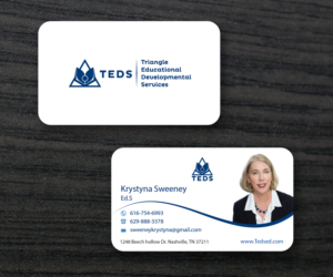 Business Card Design by M6G for Triangle Educational Developmental Services | Design: #18190948