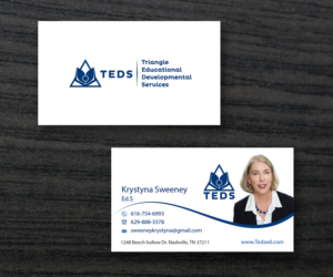 Business Card Design by M6G for Triangle Educational Developmental Services | Design: #18196968