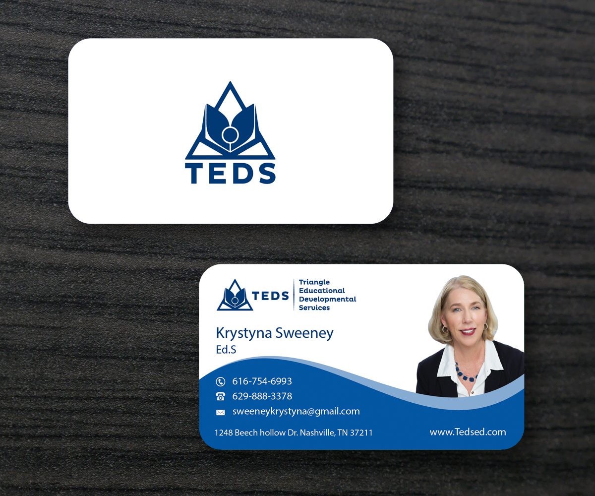 Business Card Design by M6G for Triangle Educational Developmental Services | Design #18197001