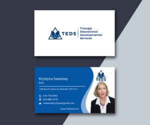 Business Card Design by M6G for Triangle Educational Developmental Services | Design: #18197139