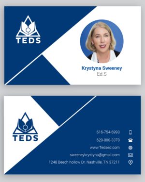 Business Card Design by A Y A N for Triangle Educational Developmental Services | Design: #18189120