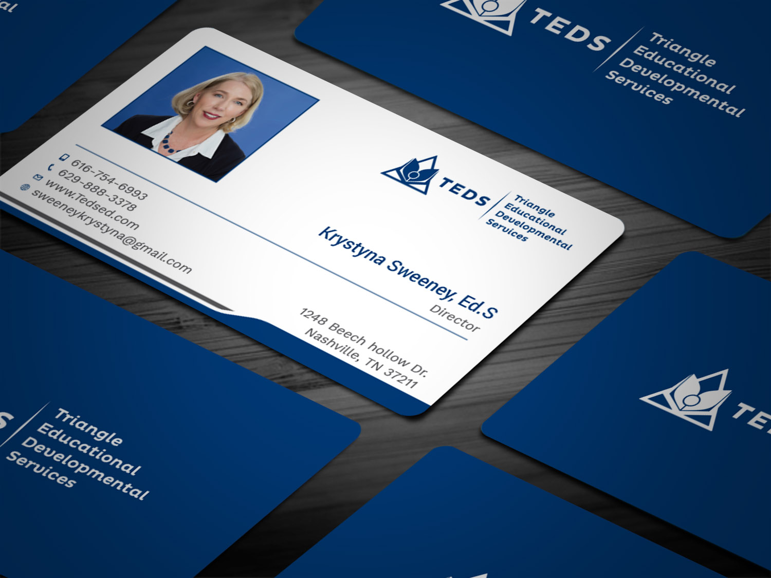 Visitenkarten-Design von Tripti Ranjan Gain für Triangle Educational Developmental Services | Design #18133648