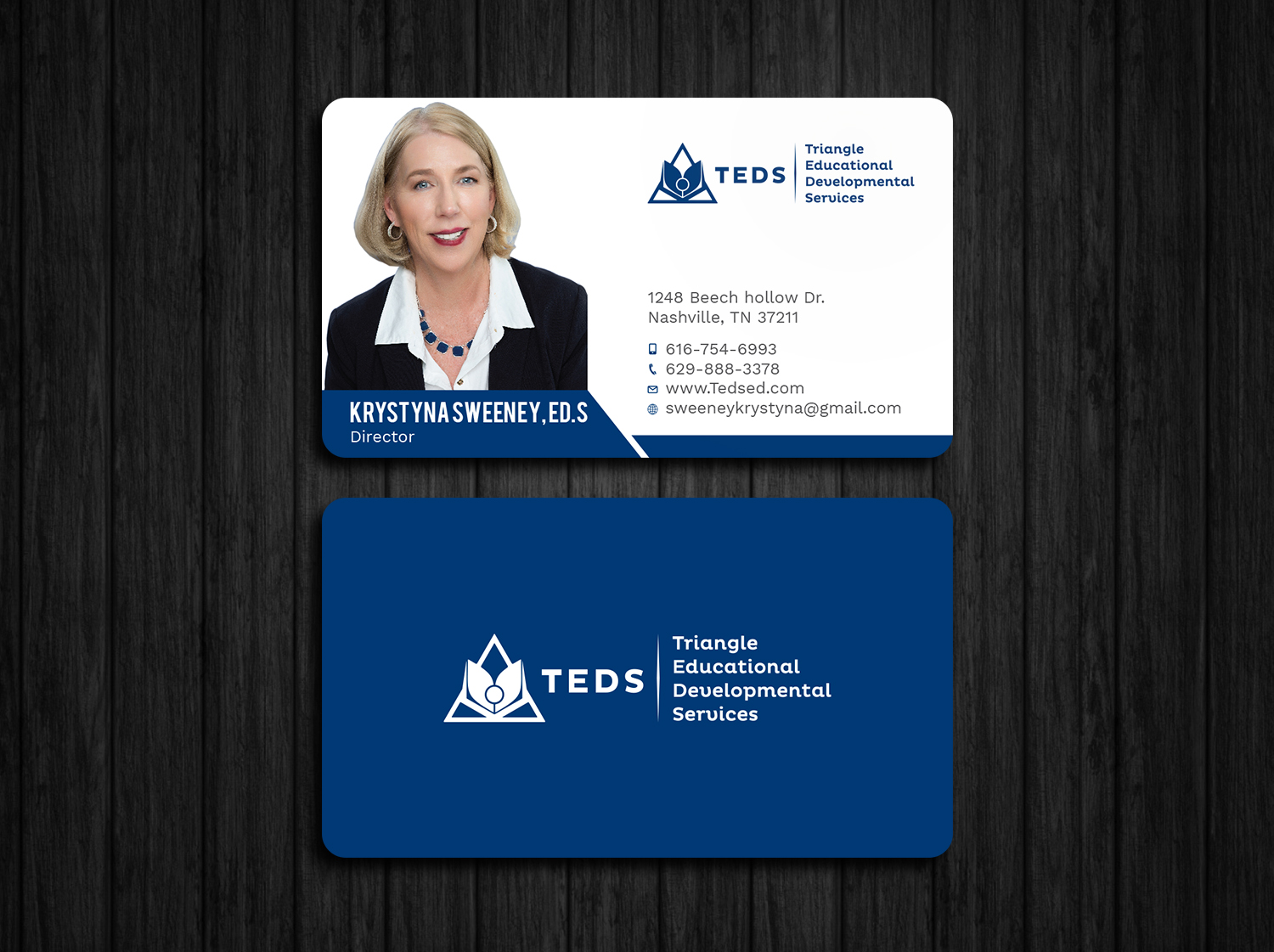 Business Card Design by Tripti Ranjan Gain for Triangle Educational Developmental Services | Design #18133665