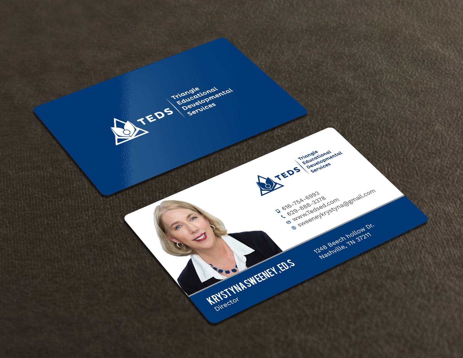 Visitenkarten-Design von Tripti Ranjan Gain für Triangle Educational Developmental Services | Design #18133668