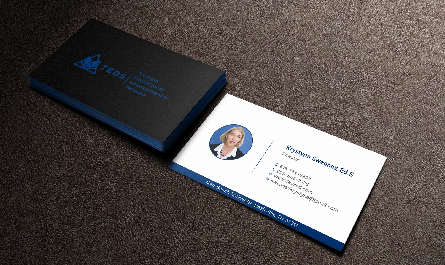 Business Card Design by Tripti Ranjan Gain for Triangle Educational Developmental Services | Design #18133680