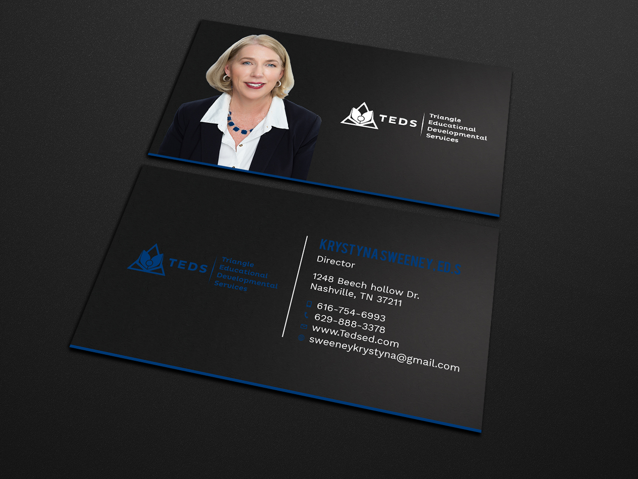 Visitenkarten-Design von Tripti Ranjan Gain für Triangle Educational Developmental Services | Design #18133684