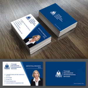 Visitenkarten-Design von codopoliz.solutions für Triangle Educational Developmental Services | Design #18181898