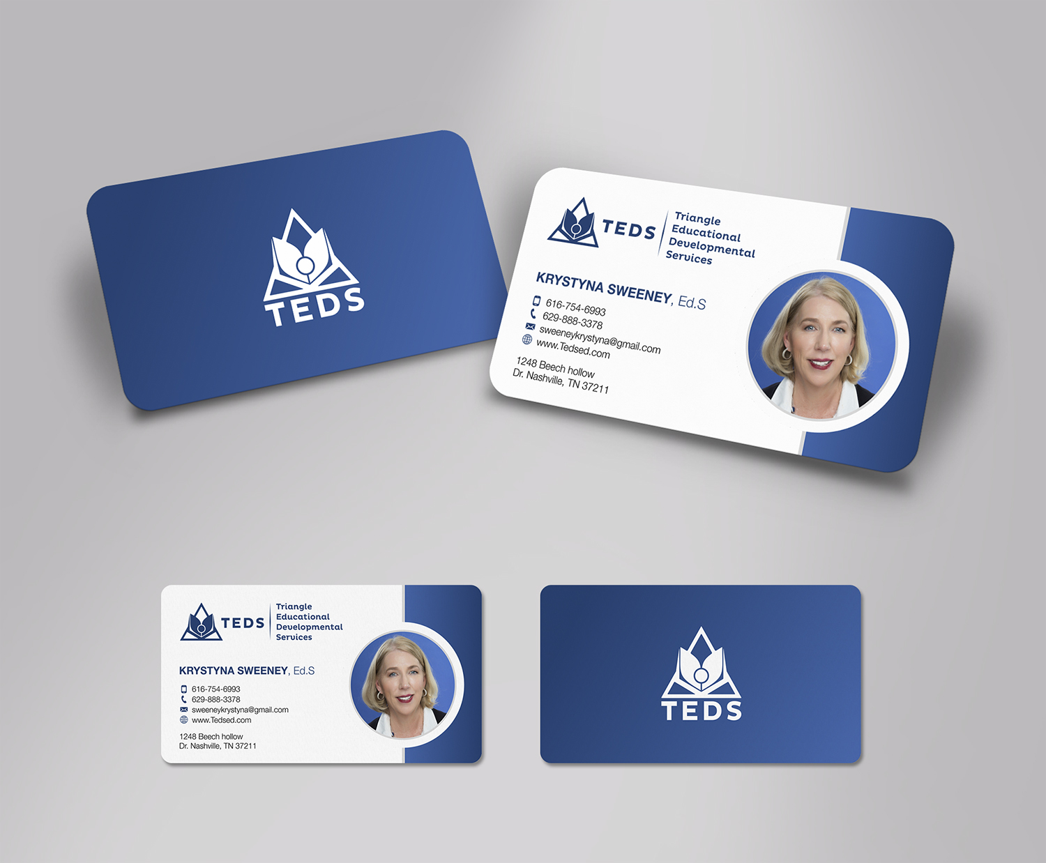 Visitenkarten-Design von logodentity für Triangle Educational Developmental Services | Design #18133256