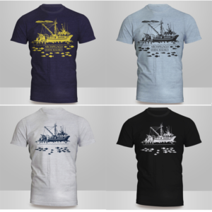Marine company wants a design for shirts to give to staff to celebrate 40 years in business | Diseño de Camiseta por Kero