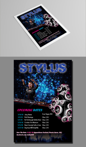Stylus Upcoming Gigs | Flyer-Design von ecorokerz