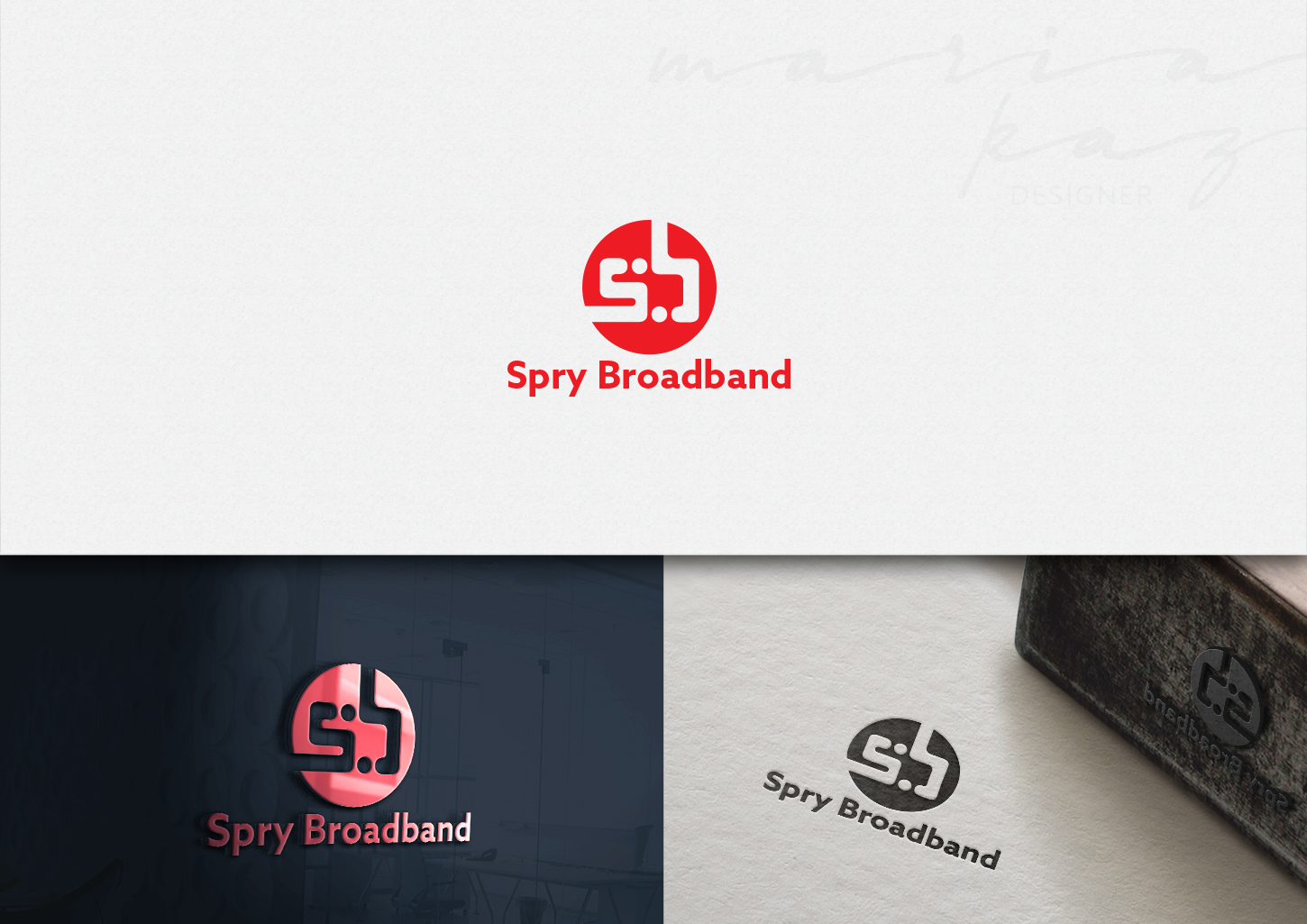 Logo Design by maria-kaz for Spry Wireless | Design #18166420