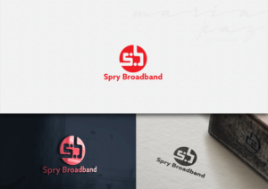 Spry Broadband   or Spry Broadband Internet | Logo Design by maria-kaz
