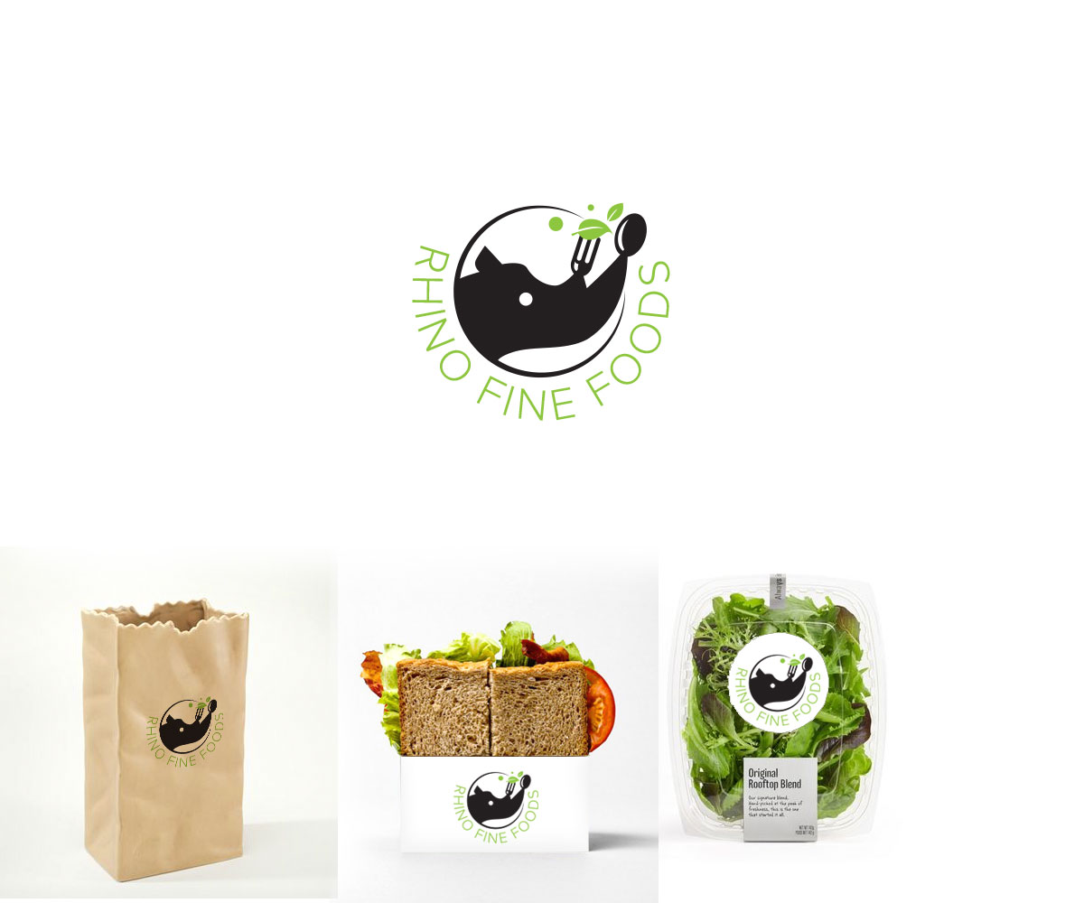 Logo Design by Khoo for Rhino Fine Foods | Design #18208589