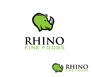 Rhino Fine Foods | Design de Logo par renderman
