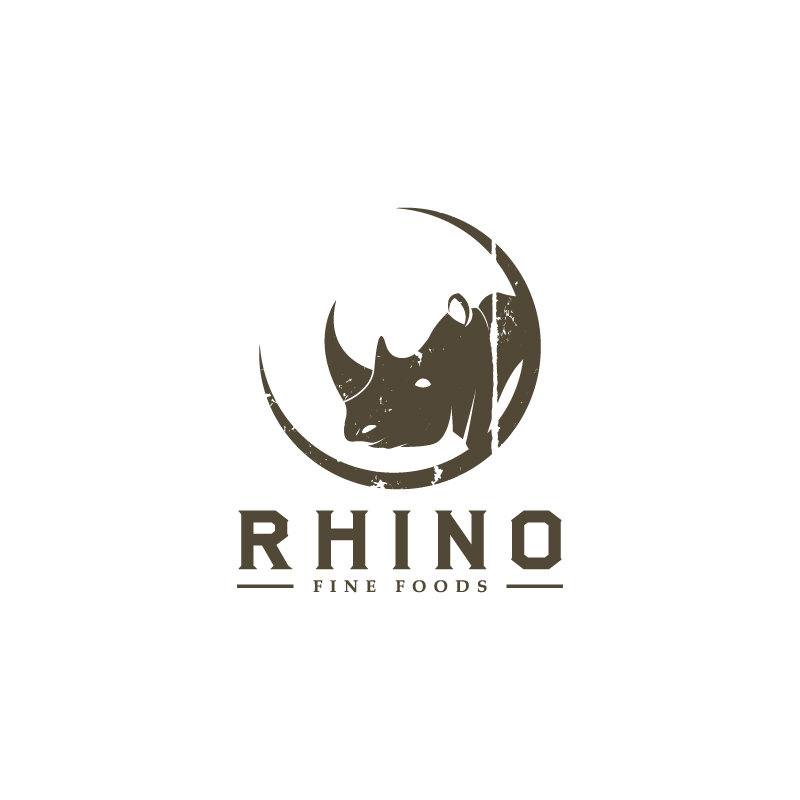 Logo-Design von Bad Dinosaur Graphics für Rhino Fine Foods | Design #18205324