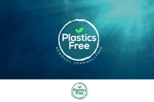 Company name = 'Plastics Free' and location = 'Newquay, Cornwall' | Logo Design by jaime.sp