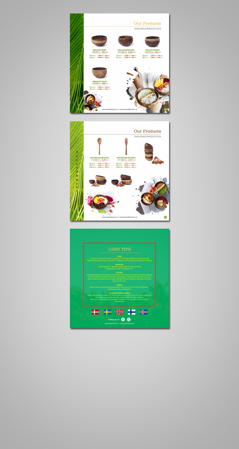 Catalogue Design by dinug.312 for KoKos Bowls | Design #18174563
