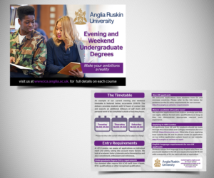 Flyer Design by Designers Hub for Anglia Ruskin University London | Design: #18150658