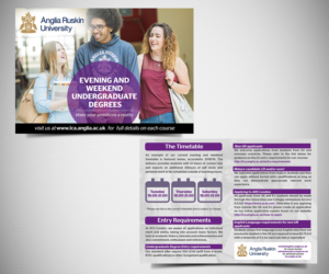 Flyer Design by Designers Hub for Anglia Ruskin University London | Design: #18150787