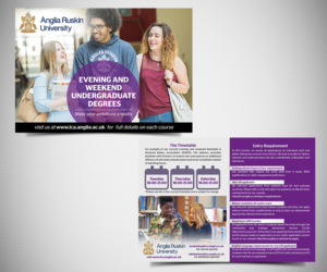 Flyer Design by Designers Hub for Anglia Ruskin University London | Design: #18151114