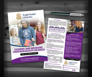 Flyer Design by Designers Hub for Anglia Ruskin University London | Design: #18156419