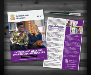 Flyer Design by Designers Hub for Anglia Ruskin University London | Design: #18163430