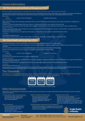 Flyer Design by Parul for Anglia Ruskin University London | Design: #18165995