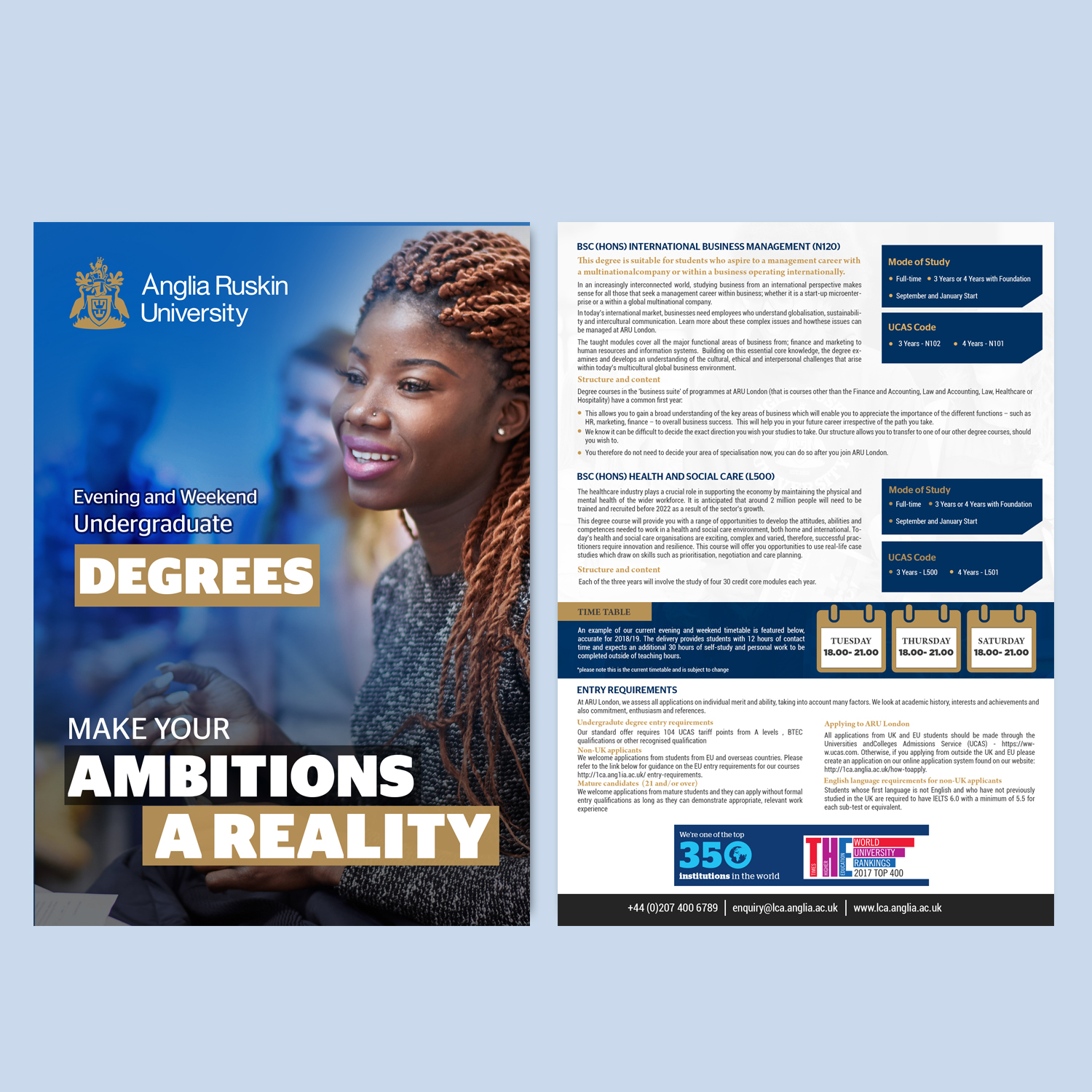 Diseño de Flyer por Deepak_9_Malhotra para Anglia Ruskin University London | Diseño: #18257384