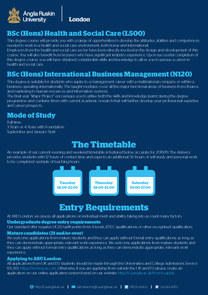 Flyer Design by Mahmoud Nasr  for Anglia Ruskin University London | Design #18175506