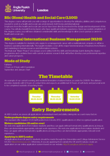 Flyer Design by Mahmoud Nasr  for Anglia Ruskin University London | Design #18175507