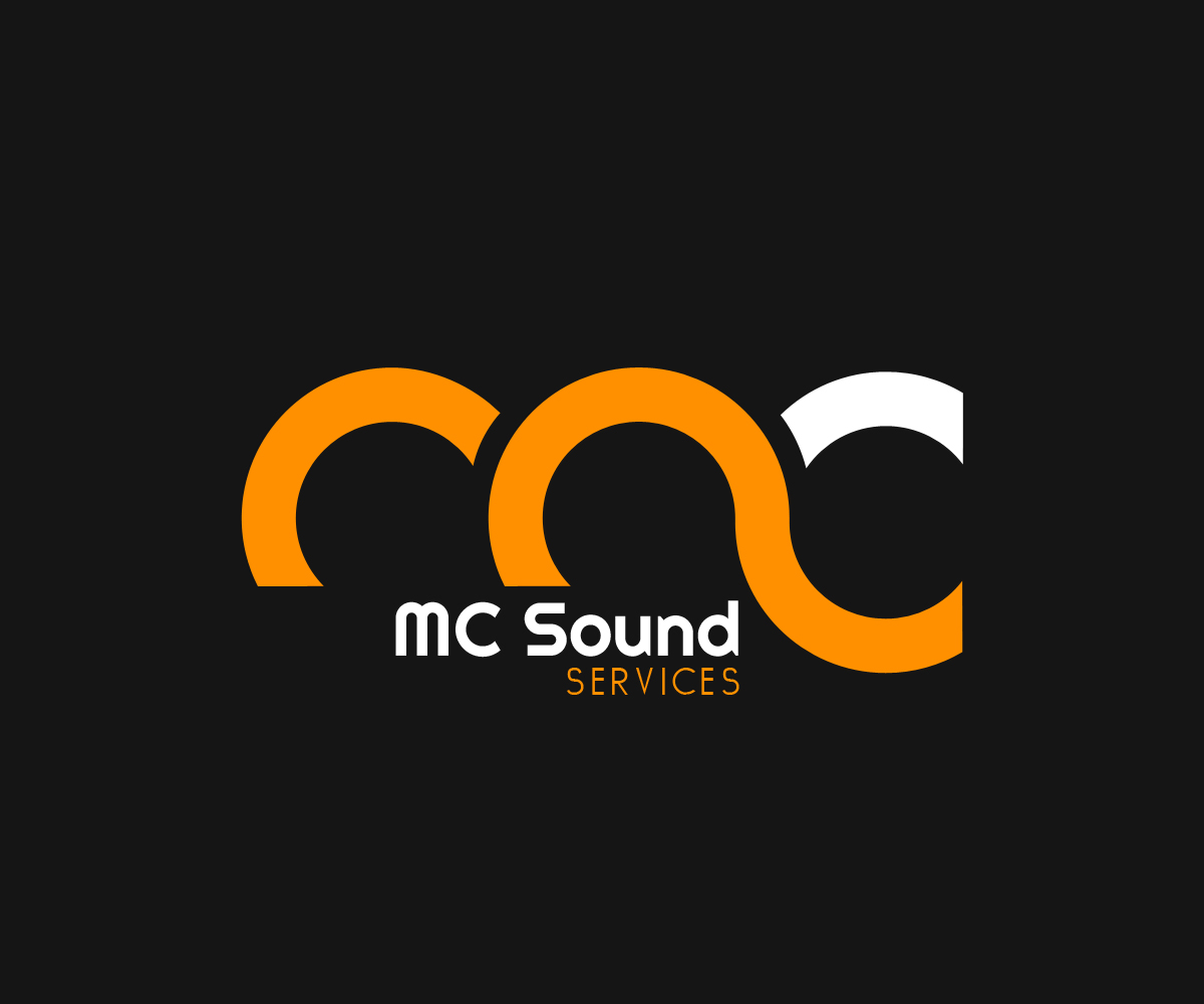 Upmarket Serious Logo Design For MC Sound Services By Shank Design Upmarket Serious Logo Design For MC Sound Services By Shank Design