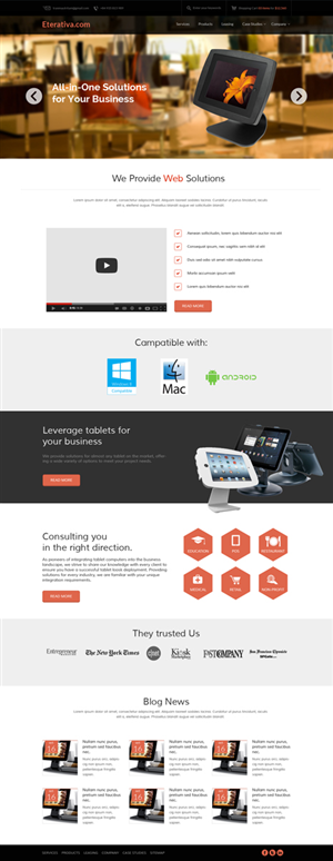 Rent Kiosks and Tablets | Web Design par Violeta Pironkova