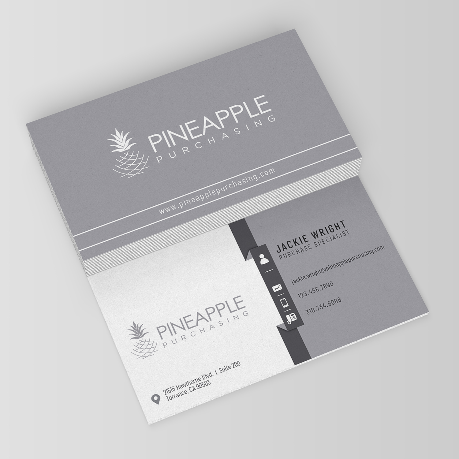 Design de Carte de Visite par Ana White pour Pineapple Purchasing | Design #18329598