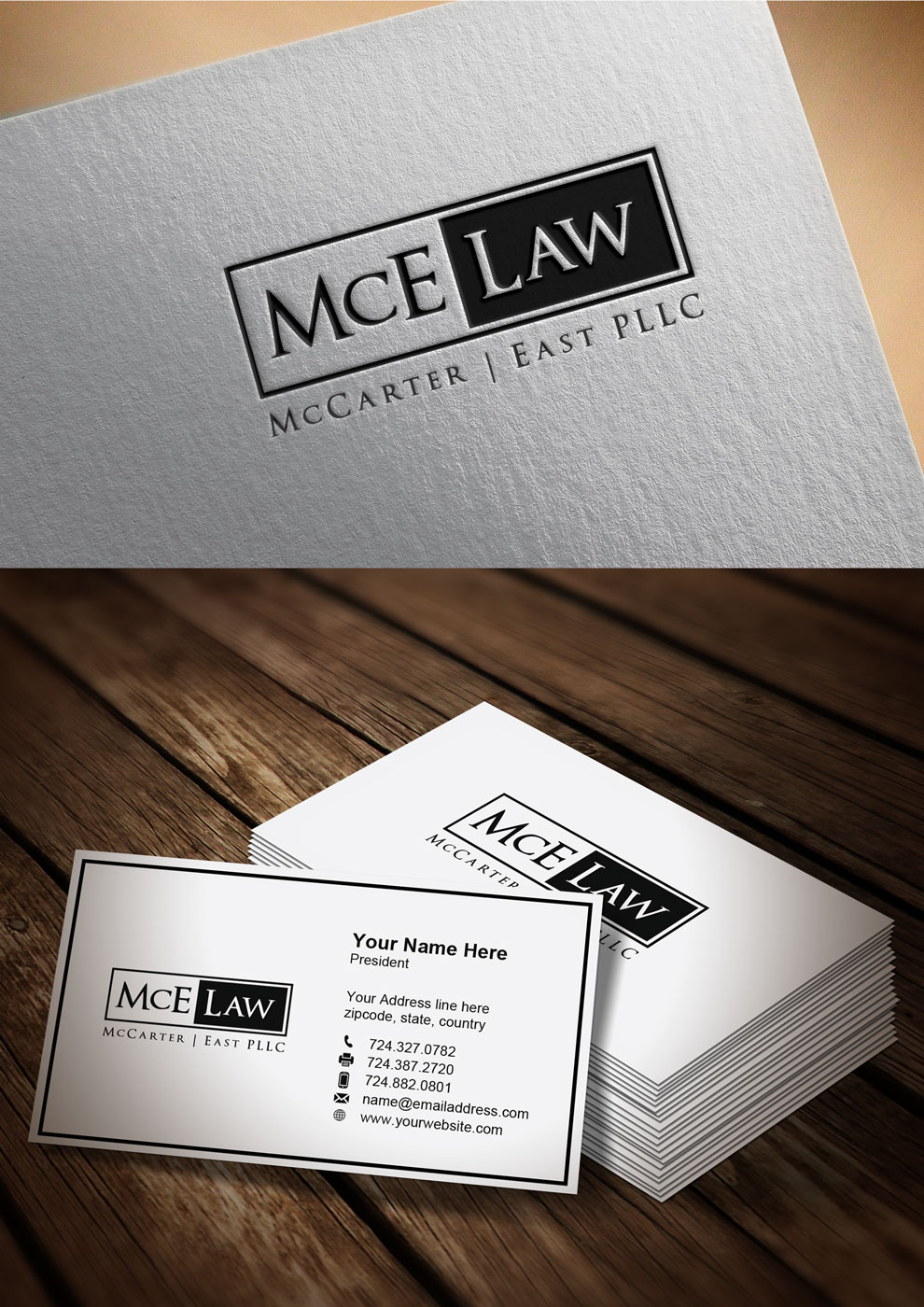 Logo Design by Joseph Affran for McCarter | East PLLC | Design: #18278202