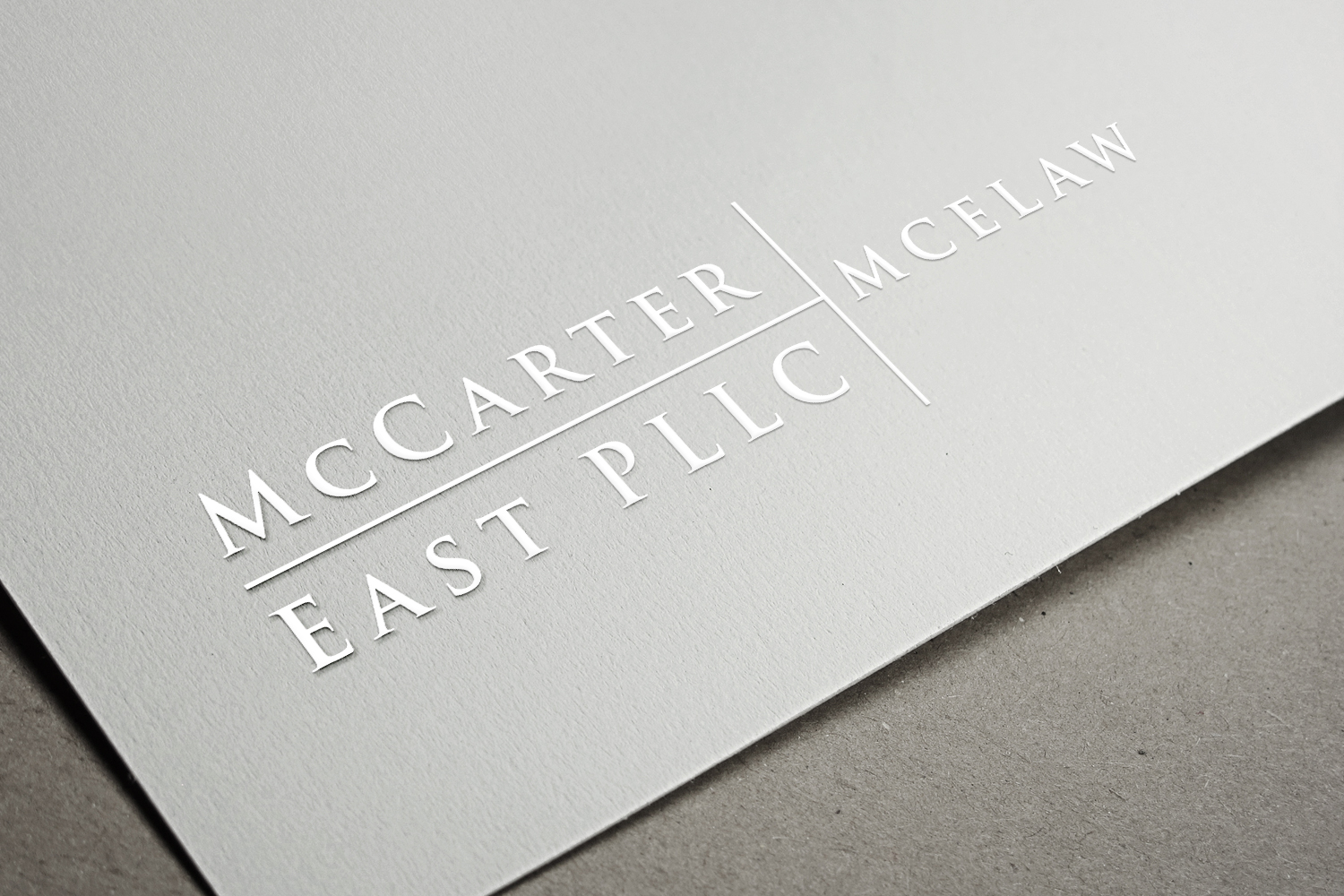 Logo Design by Omee63 for McCarter | East PLLC | Design #18198066
