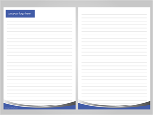 Graphic Design for a block-note A4 size