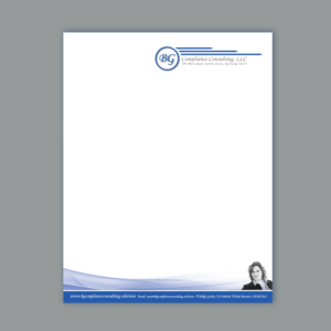 Letterhead Design by see why for BG Compliance Consulting, LLC | Design: #18163680