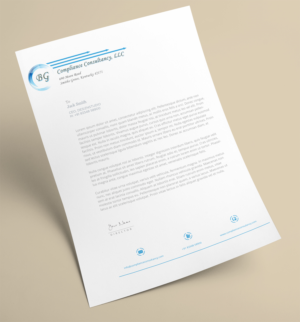 Letterhead Design by Expert Designer for BG Compliance Consulting, LLC | Design: #18141884