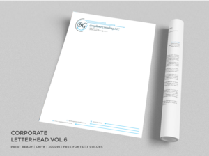 Letterhead Design by Expert Designer for BG Compliance Consulting, LLC | Design: #18145746