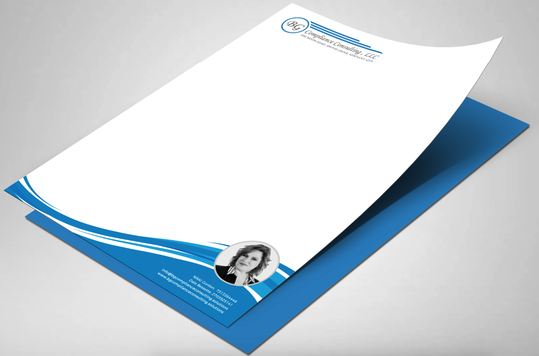 Letterhead Design by Sarah Mathews for BG Compliance Consulting, LLC | Design #18162794