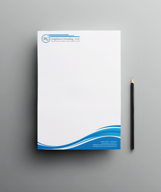 Letterhead Design by Sarah Mathews for BG Compliance Consulting, LLC | Design #18176463