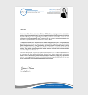 Letterhead Design by Designs 2019 for BG Compliance Consulting, LLC | Design: #18160769