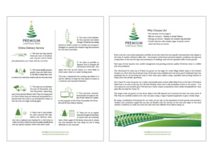 Premium Christmas Trees needs words putting into pictures! | Graphic Design by ArtTank