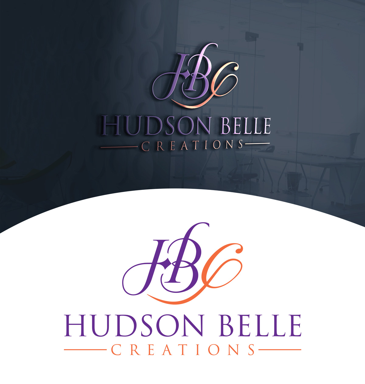 Logo Design by A S design @ for Hudson Belle Creations | Design #18199591
