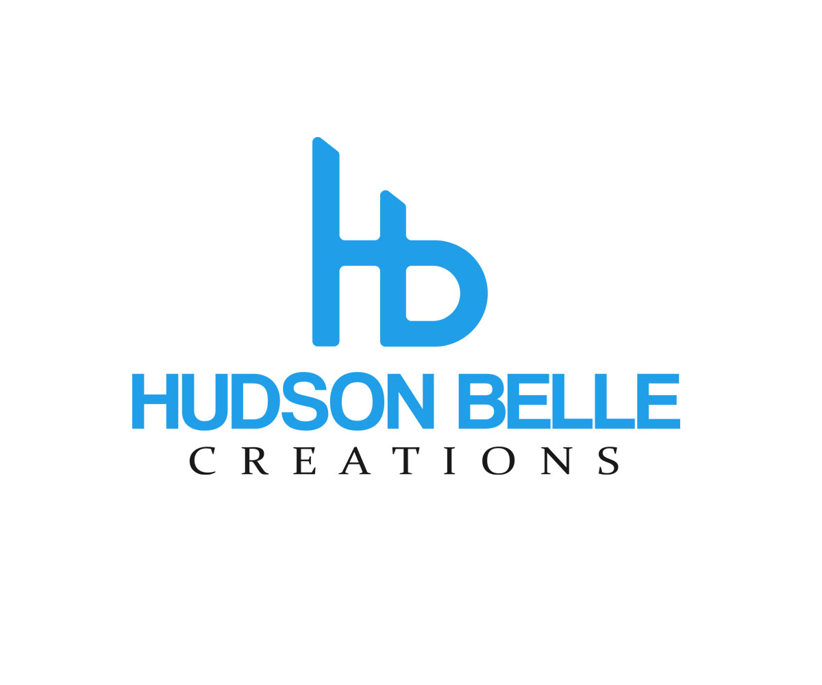 Logo Design by Hasniel for Hudson Belle Creations | Design #18174051