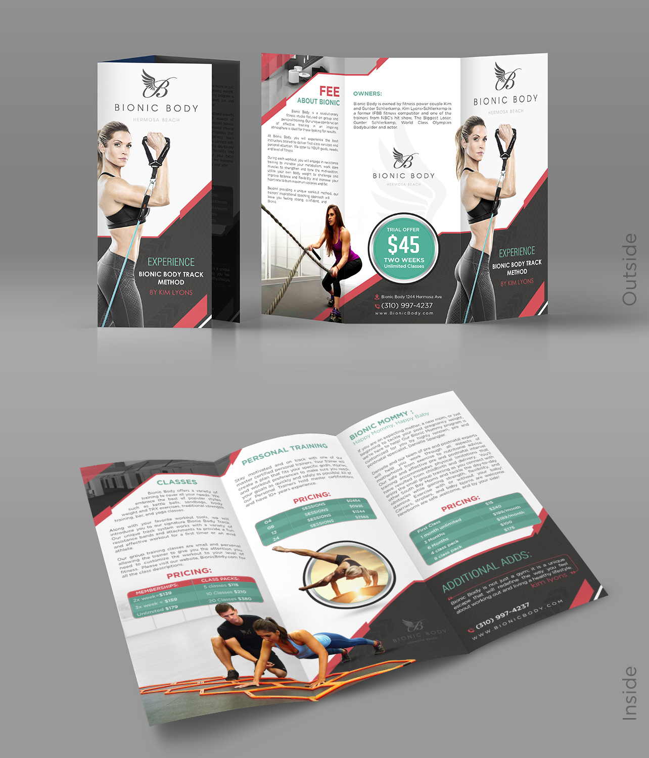 Diseño de Brochure por debdesign para Bionic Body | Diseño #18182740